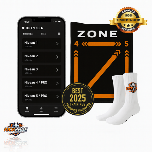 Kickzone™ Voetbal Trainingsmat + GRATIS Trainings-Programma & Voetbalsokken