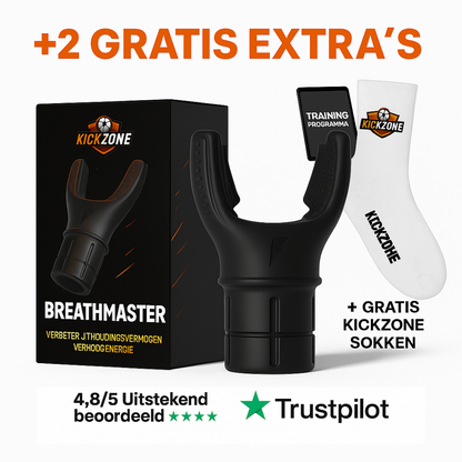 KickZone BreathMaster | Elimineer Ademhalingsproblemen Bij Voetbal